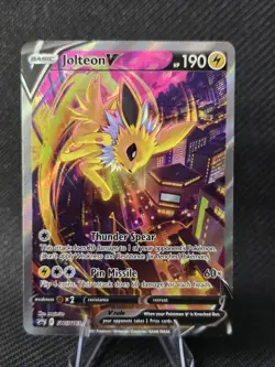Jolteon V SWSH183 SWSH: Sword & Shield Promo Cards Holo - Image 1