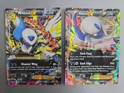 2 Card Lot MAbsol EX XY63, Absol EX XY62 NM POKEMON - Image 1