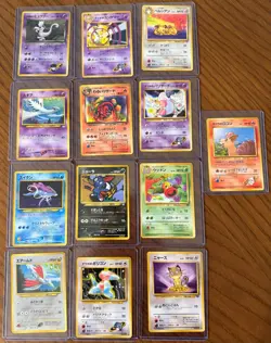 Japanese Pokemon Card Lot - Lugia, Holo Rocket’s Mewtwo, Suicune & More! - Image 1