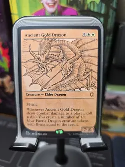 Ancient Gold Dragon (Showcase) Commander Legends: Battle for Baldur's Gate... - Image 1