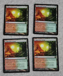 MTG Copperline Gorge, Scars of Mirrodin English 4x - Image 1