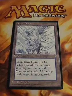 Glacial Chasm - Ice Age - MTG - Magic The Gathering - LP - Image 1