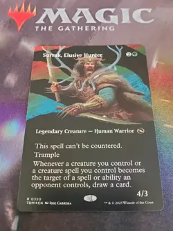 Mtg. Surrak, Elusive Hunter. Foil Borderless. Tarkir: Dragonstorm. Pack Fresh - Image 1