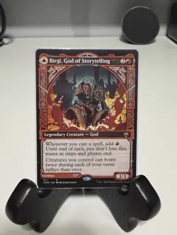 Birgi, God of Storytelling (Showcase) Kaldheim Regular - Image 1