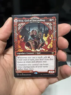 Birgi, God of Storytelling (Showcase) Kaldheim Regular - Image 4