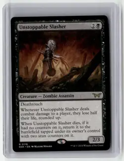 2024 MTG - Duskmourn: House of Horror - Unstoppable Slasher Rare Regular - Image 1