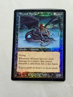 MTG FOIL Abyssal Specter 7th Edition Magic the Gathering - Image 1