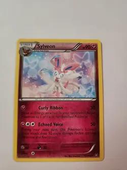 Sylveon 72/111 Rare Pokemon Card 2014 Furious Fists Lightly Played - Image 1