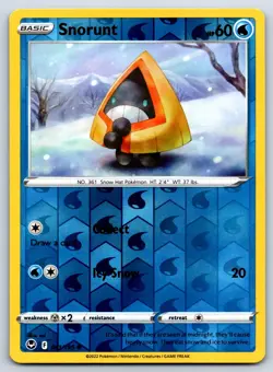 Snorunt - Reverse Holo - Silver Tempest 041/195 Pokemon Card NM - Image 1