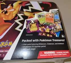 Pokemon TCG Vivid Voltage Treasure Collector Chest Tin Lunch Box - Image 5