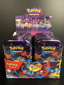 Factory Sealed Pokemon TCG: Mega Evolution Heroes Mini Tins Display (Set Of 10) - Image 1