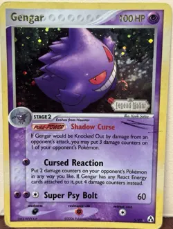 Pokemon Gengar EX Legend Maker Reverse Holo Foil Stamp 2006 5/92 - Image 1