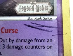 Pokemon Gengar EX Legend Maker Reverse Holo Foil Stamp 2006 5/92 - Image 3