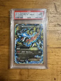 Pokemon M Charizard EX 69/106 Flashfire XY 2014 PSA 9 Mint - Image 1
