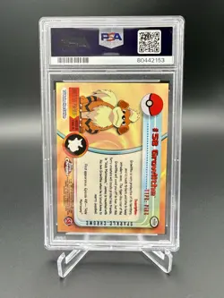 Pokemon Topps Chrome Sparkle Growlithe PSA 8 NM/MINT - Image 2