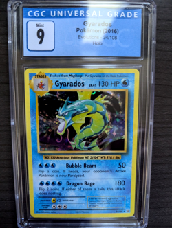 2016 Pokemon Gyarados Holo #34/108 XY Evolutions CGC 9 Mint - Image 1