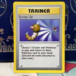 Pokemon 1999 Scoop Up 078/102 Base Set (Shadowless) NM - Image 1