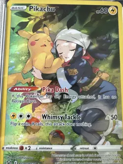 2022 Pokemon TCG Lost Origin Pikachu Full Art Trainer Gallery PSA 10 #TG05/TG30 - Image 4