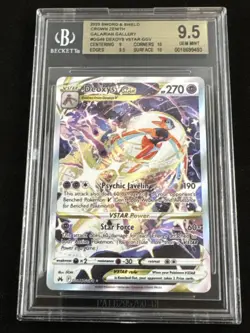 Pokemon Deoxys VSTAR GG46/GG70 Crown Zenith Holo Beckett BGS 9.5 GEM MINT - Image 1