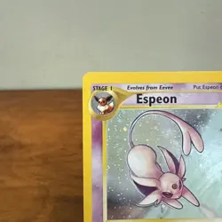 Pokemon TCG Espeon Neo Discovery 1/75 Holo Rare MP. - Image 2