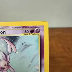 Pokemon TCG Espeon Neo Discovery 1/75 Holo Rare MP. - Image 3