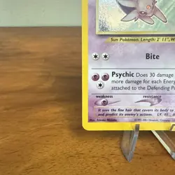 Pokemon TCG Espeon Neo Discovery 1/75 Holo Rare MP. - Image 5