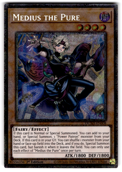 YUGIOH MEDIUS THE PURE STARLIGHT RARE 1ST NEAR MINT DUAD-EN008 - Image 1