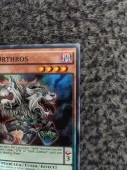 Yugioh! LP D/D Orthros - SDPD-EN004 - Super Rare - 1st Edition Lightly Played, E - Image 4