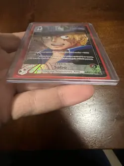 One Piece TCG OP13-004 Sabo Alt Art Leader English - Image 2
