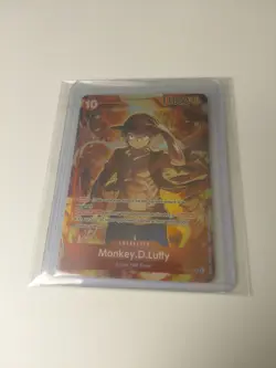 One Piece Monkey.D.Luffy ST10-006 SR Super Rare Sealed Promo Card English Mint - Image 1