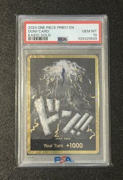 PSA 10 💎 KAIDO GOLD DON!! - PRB01 PREMIUM BOOSTER - ONE PIECE TCG ENGLISH - Image 1