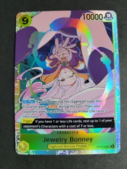 Jewelry Bonney OP13-108 SR Super Rare One Piece Carrying on His Will - Image 1