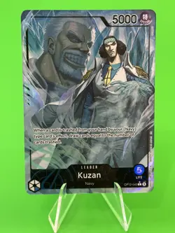 One Piece Series 12 Legacy Of The Master Kuzan Alternate Art OP12-040, Leader!!! - Image 1