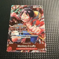MONKEY D. LUFFY TREASURE CRUISE WINNER PACK VOL.5 ONE PIECE PROMO 2023 NEAR MINT - Image 1
