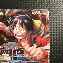 MONKEY D. LUFFY TREASURE CRUISE WINNER PACK VOL.5 ONE PIECE PROMO 2023 NEAR MINT - Image 4