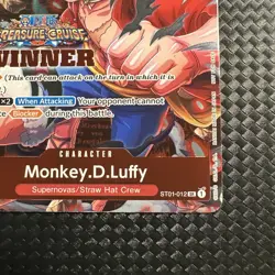 MONKEY D. LUFFY TREASURE CRUISE WINNER PACK VOL.5 ONE PIECE PROMO 2023 NEAR MINT - Image 5