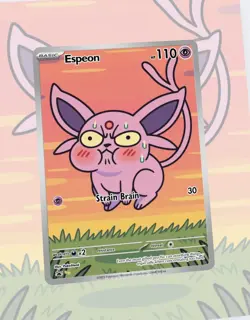 Custom Fan Art Card Espeon - Image 1