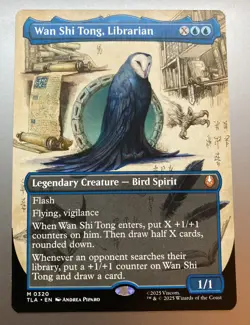 Wan Shi Tong, Librarian (Borderless) TLA Magic the Gathering Card MTG NM - Image 1