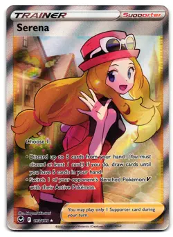 Serena 193/195 - Silver Tempest Rare Ultra Pokemon TCG - NM Card - Image 1