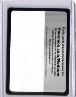 Pokemon TCG Misprint Error Blank Code Card - Image 1