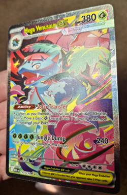 2025 POKEMON MEGA EVOLUTION SET MEGA VENUSAUR EX HOLO SIR CARD 177/132 NM - Image 2
