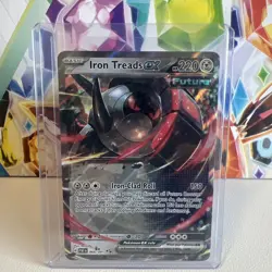 Iron Treads ex 066/091 Paldean Fates Ultra Rare Holo Pokemon Card NM - Image 1
