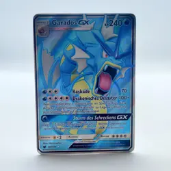 Pokemon TCG Karte - Garados GX 101/111 Aufziehen der Sturmrote Deutsch - Image 1