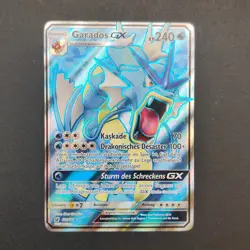 Pokemon TCG Karte - Garados GX 101/111 Aufziehen der Sturmrote Deutsch - Image 2