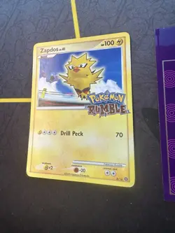 Pokemon Card Zapdos Pokemon Set 8/16 Rumble Promo Stamped 172🔥MP🔥 - Image 4