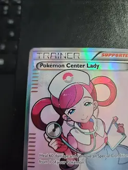 Pokemon TCG Cards Pokemon Center Lady 105/106 Flashfire Full Art Ultra Rare NM - Image 2