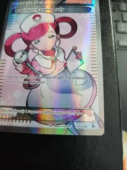Pokemon TCG Cards Pokemon Center Lady 105/106 Flashfire Full Art Ultra Rare NM - Image 5