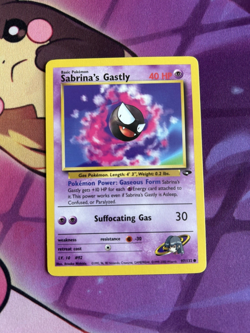 Sabrina's Gastly - 97/132 [Gym Challenge] Pokemon TCG - WOTC Vintage Card - NM - Image 1