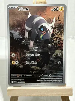 Blitzle 114/086 White Flare Illustration Rare Pokemon Card 2025 - Image 1