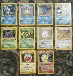 🚨Pokemon Card Lot Of 10 WOTC Vintage Holos Condition Ninetales Kingdra Fearow🚨 - Image 1
